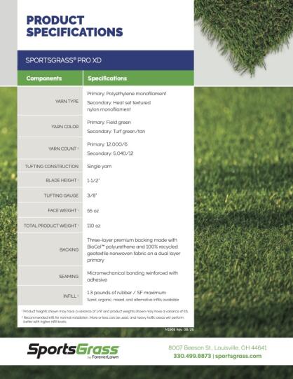 SportsGrass Pro XD
