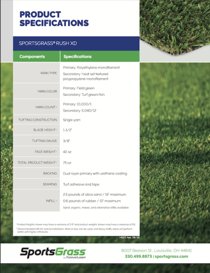 SportsGrass Rush XD (Nylon Thatch)