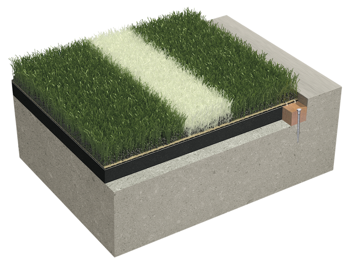 artificial sports turf indoor 3D image sportsgrass