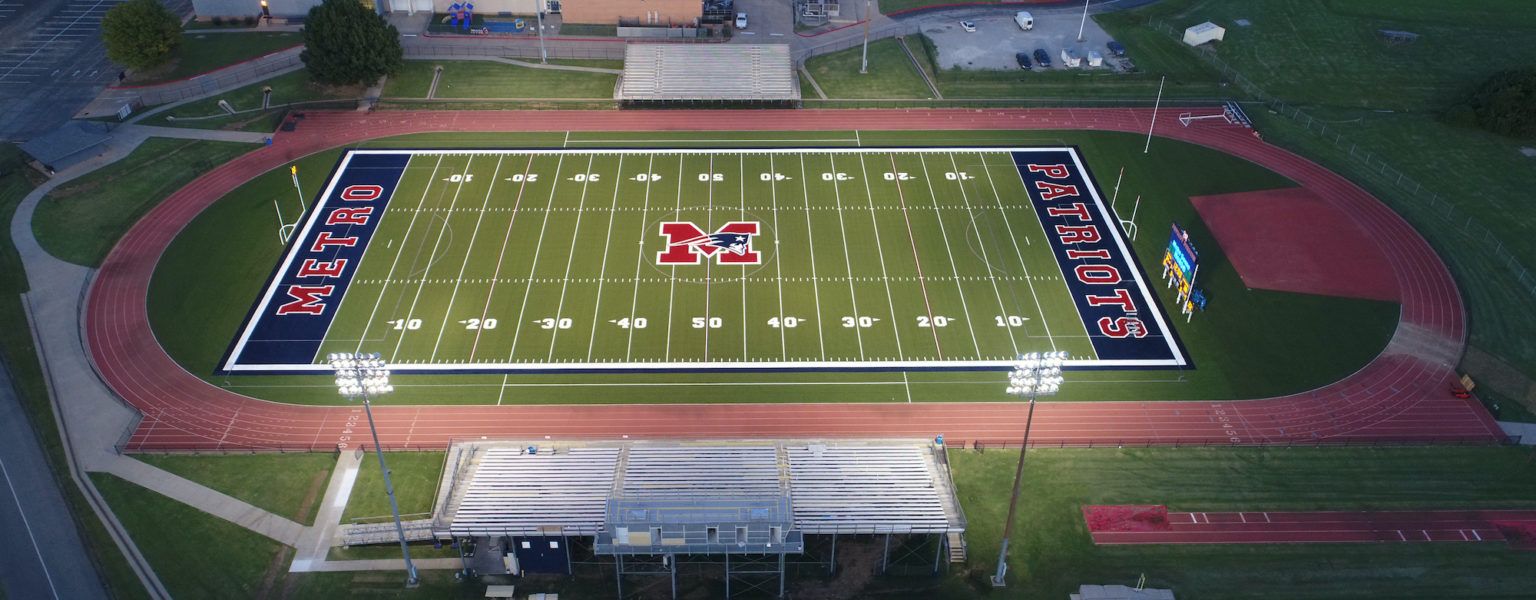 Metro Christian School Synthetic Turf Football Field | ForeverLawn, Inc.